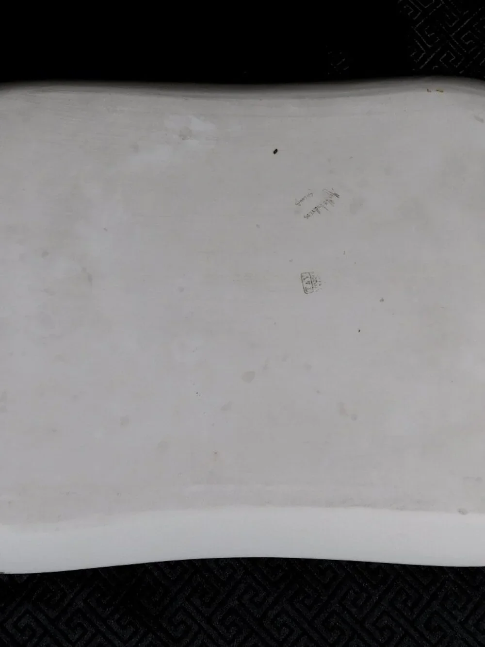 Tressemanes & Vogt Purple Floral Vanity Tray # 24780